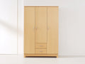Armadio - Legno - 140 x 55 x 200 cm - Legno chiaro - Stile moderno