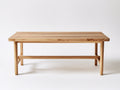 Tavolo da giardino - Legno - 160 x 80 x 75 cm - Legno naturale - Stile minimalista