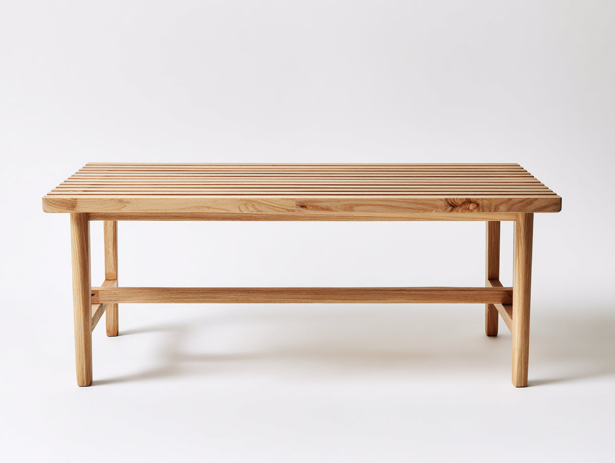 Tavolo da giardino - Legno - 160 x 80 x 75 cm - Legno naturale - Stile minimalista