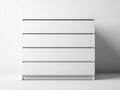 Cassettiera - Legno ingegnerizzato - 160 x 45 x 85 cm - Bianco - Stile moderno