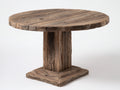 Tavolo da giardino - Legno - 120 x 120 x 75 cm - Marrone - Stile rustico