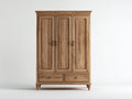 Armadio - Legno - 140 x 55 x 190 cm - Marrone chiaro - Stile classico