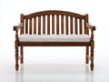 Panche da giardino - Legno - 155 x 60 x 100 cm - Marrone - Stile classico con schienale arcuato