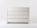 Cassettiera - Legno ingegnerizzato - 135 x 45 x 95 cm - Bianco - Stile contemporaneo