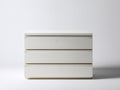 Cassettiera - Legno ingegnerizzato - 140 x 45 x 80 cm - Bianco - Stile moderno